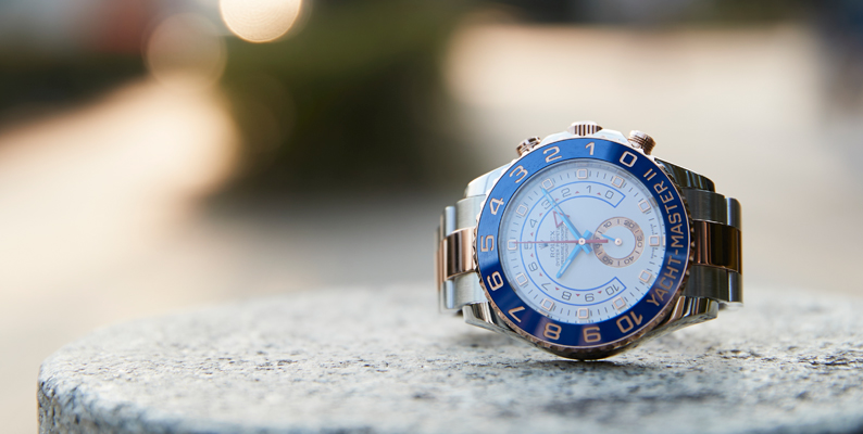 ロレックス、ヨットマスター型　腕時計です。腕時計