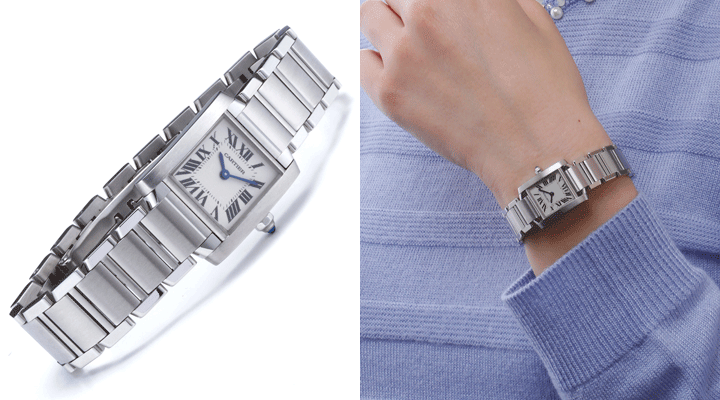 カルティエ Cartier タンクフランセーズＬＭ 腕時計 レディース腕時計